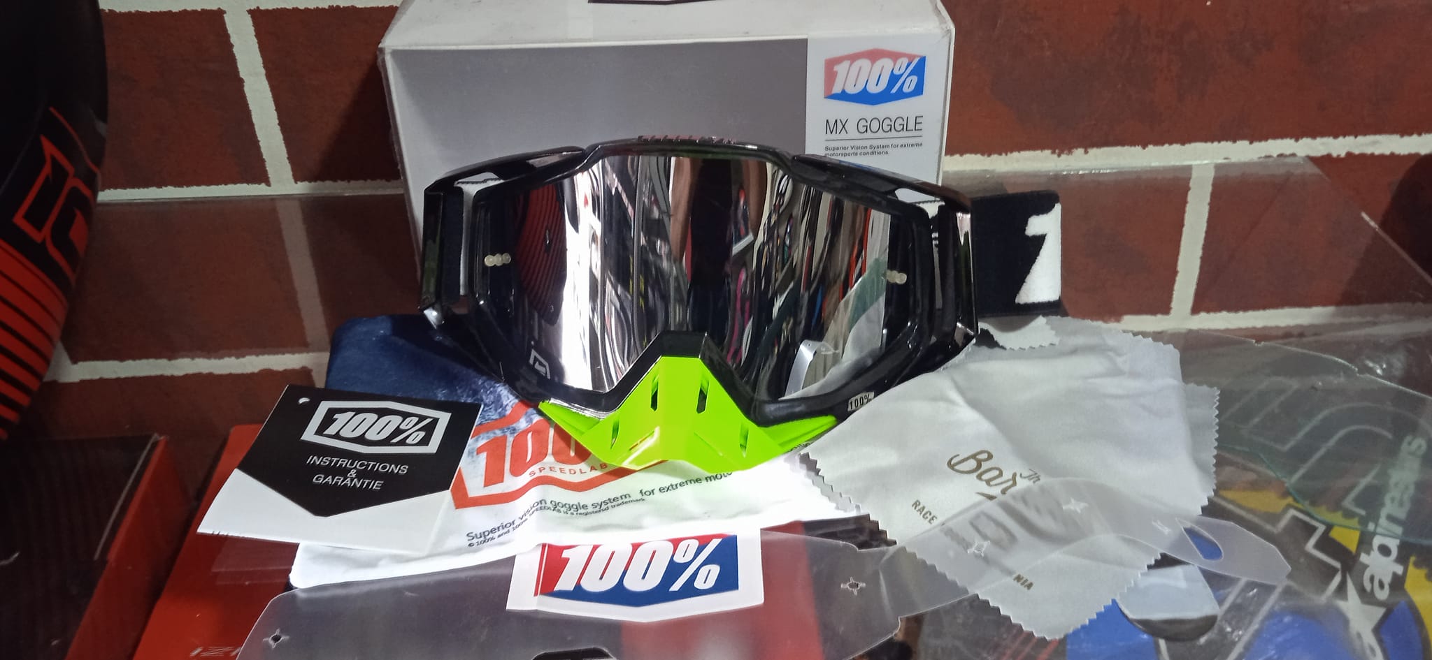 Gafas Cross 100% RaceCraft doble lente